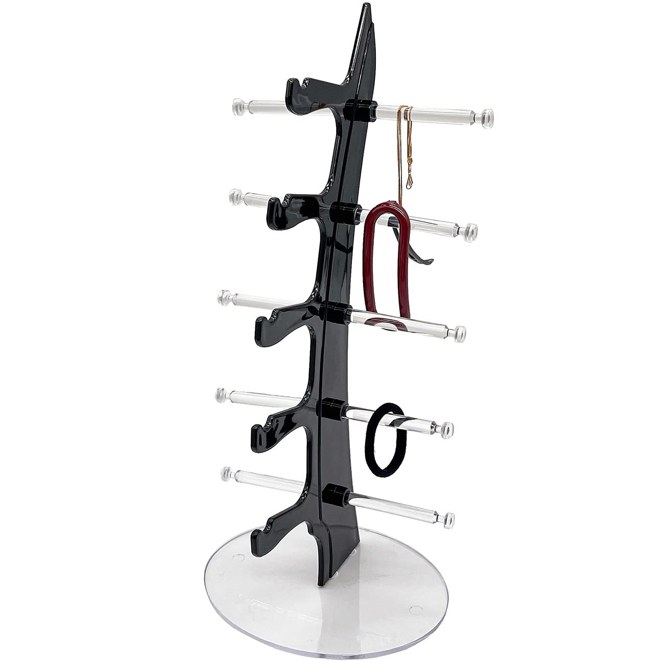 Supporto per occhiali Portaocchiali Espositore Da Sole Per Occhiali a 5 Strati Sole Sunglasses Display per la Conservazione e la Presentazione, per casa, ufficio, scrivania, idea regalo