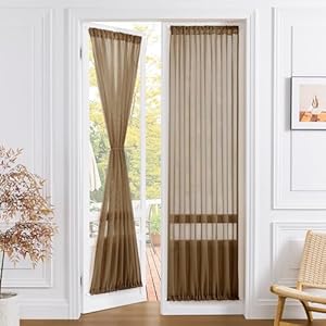 Tollpizsheerdoorcurtainsclosetlinentexturedcurtainssheerdoorwaylightfilteringvoilerodfrenchdoorpocketcurtainpatioglassdoor25x72incheslongbrownsetof1panel Urban Country Home Decor Tollpiz sheer door curtains closet linen textured curtains sheer doorway light filtering voile rod french door pocket curtain patio glass door 25 x 72 inches long brown set of 1 panel urban country home decor
