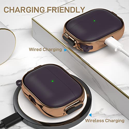 Image of Maxjoy for AirPods Pro 2nd /1st Generation Case with Lock, Cute AirPods Pro 2 Case Lock Protective Hard AirPod Pro Cover for Women Men with Keychain for Airpod Pro (2023 /2022 /2019), Dog
