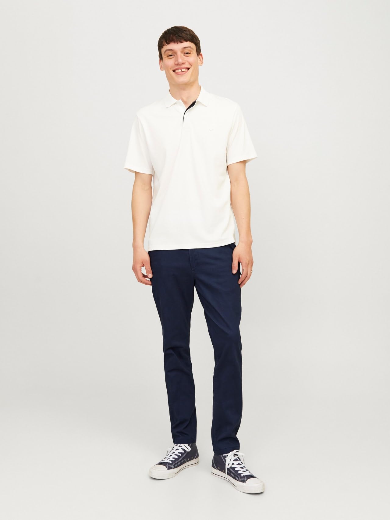 JACK & JONES JJIMARCO JJDAVE AKM NAVY BLAZER NOOS - Spodnie Mężczyźni