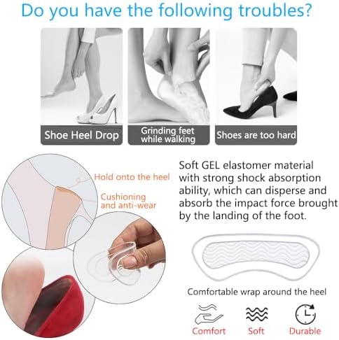 28PC High Heel Inserts Prevent Rubbing Blister Pad Self-Adhesive — 사진 4
