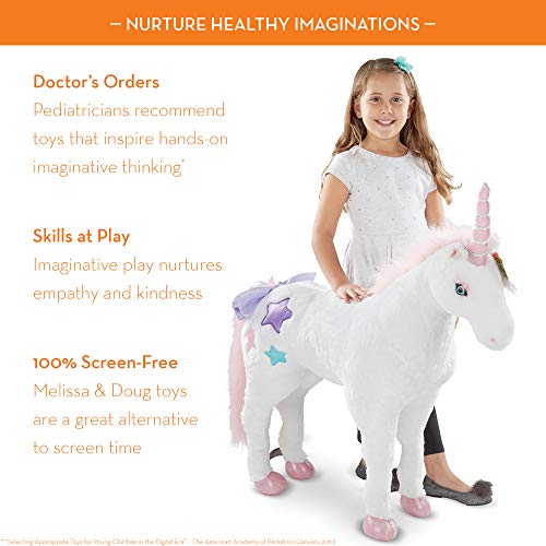 Melissa & Doug Giant Unicorn Stuffed Animal 10zon