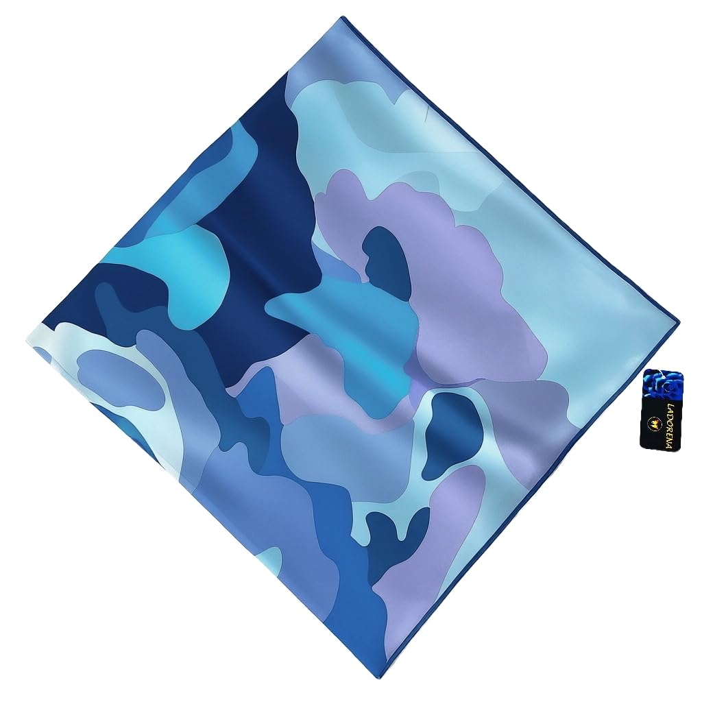 Seidentuch Damen Natürliche Maulbeerseide 100% SEIDE Qualität HQ Seidenschal Halstuch 90x90 LD95201