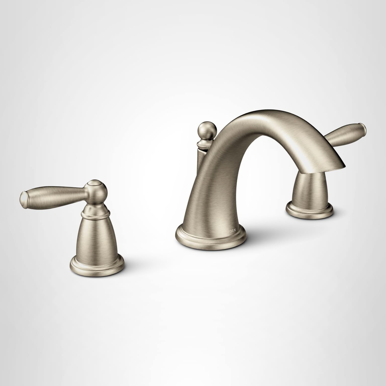 Moen Brantford Brushed Nickel 2-Handle Deck Mount Roman Tub Faucet