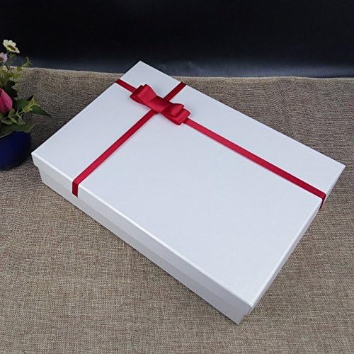 Commercial gift box rectangular album wedding gift box,white