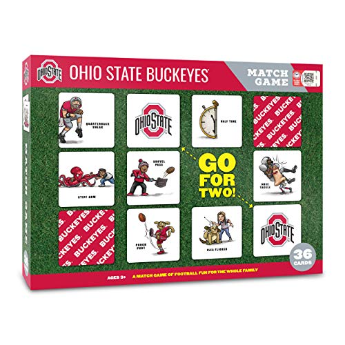 Image of YouTheFan NCAA Officially-Licensed Memory Match Game - Humorous, Team-Specific, Original Hand-Drawn Artwork, Fun for the Whole Family, for Fans Young and Old