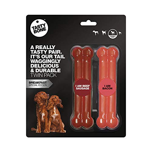 Tasty Bone Twin Pack Salchicha Ternera Bacon Small