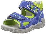 Flexible Laufsohle Superfit Baby-Jungen Flow Sandalen, Blau (Bluet Kombi), 24 EU