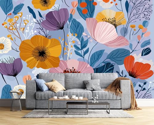 Murales papel tapiz azul cielo decorativos para transformar su dormitorio 4