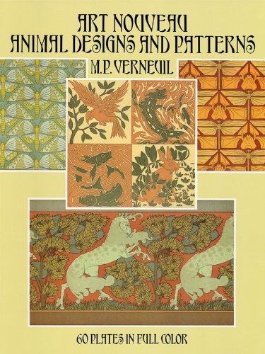 Télécharger Art Nouveau Animal Designs and Patterns: 60 Plates in Full Color (Dover Pictorial Archive) (English Gratuit