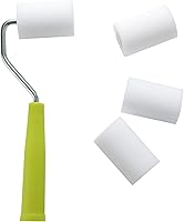 Vista 3 de Paint Roller 2 Inch,High-Density Foam Roller with Frame,Tray,Mini Paint Roller Refills, Small Sponge Roller Painting Supplies for Smaller DIY