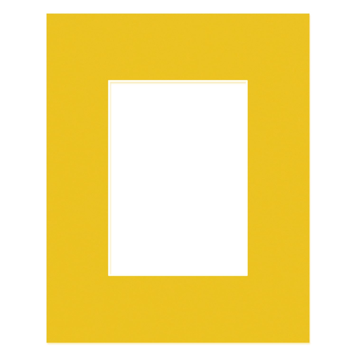 Alison Kingsgate 20x16" Bright Yellow Picture Mount for A4 Aperture — image 1