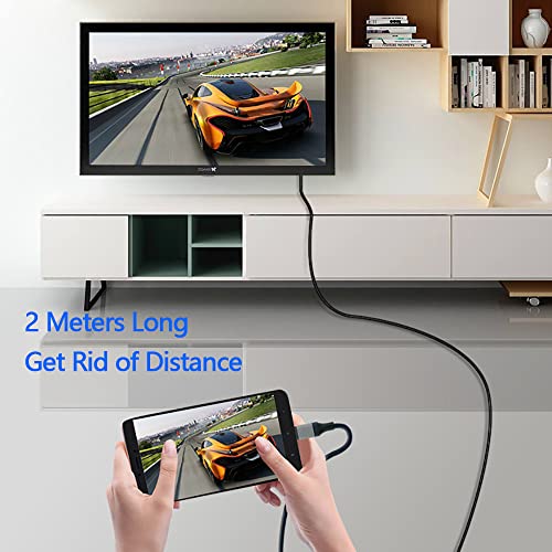 Cavo USB C HDMI 4K, 2M Adattatore Compatibile da