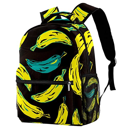 Sac à dos de voyage jaune et bleu Leisure Campus grand compartiment et porte-gourde