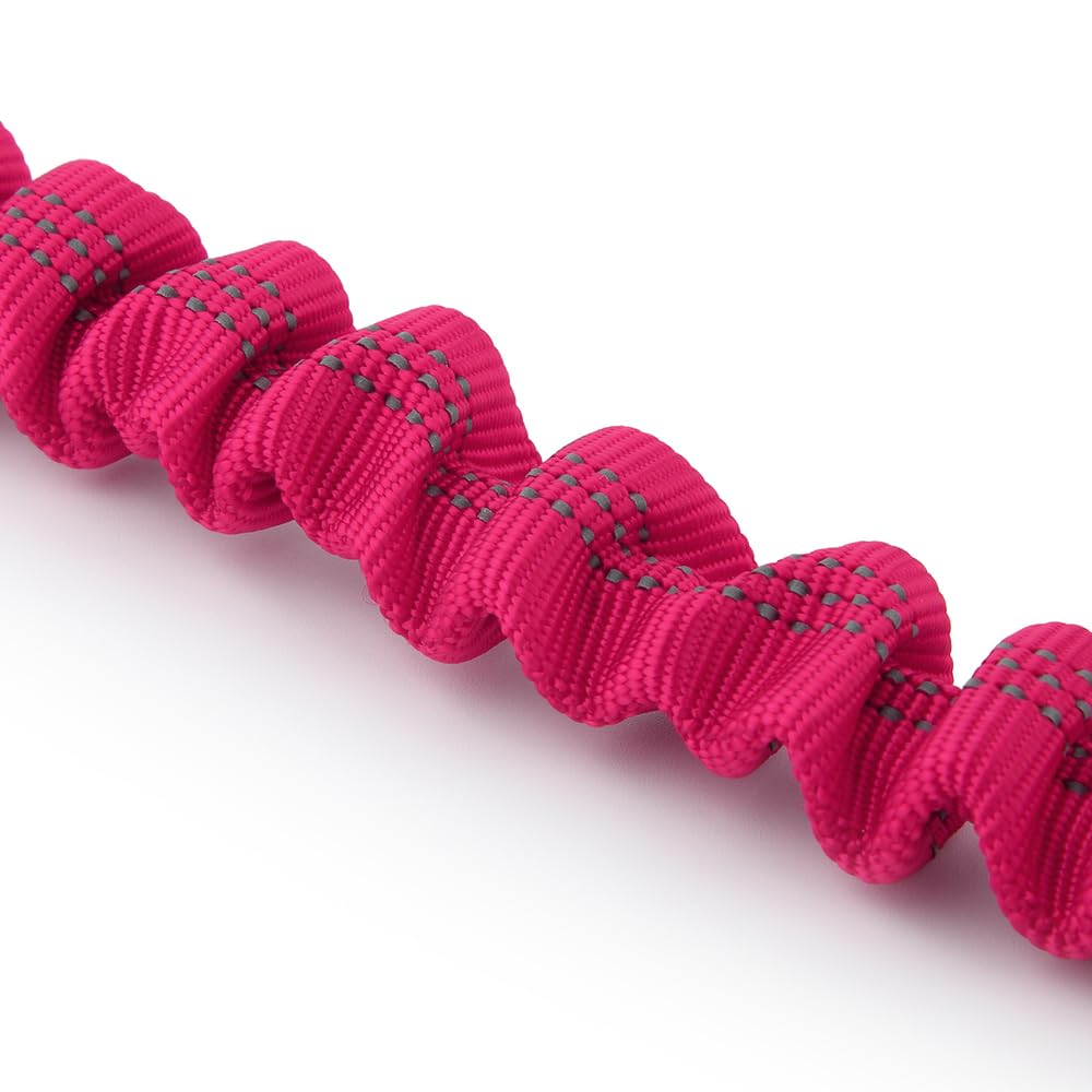 Snootiful Hound Secure Bungee Dog Lead With Locking Carabiner Clip, Double Handle Shock Absorbing Lead, Assorted Colours - Image 3