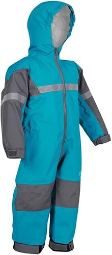 Miniatura 17 de OAKI Traje de lluvia y sendero, el mejor traje de lluvia para niños y niñas - Overol de lluvia perfecto para niños y niñas naranja