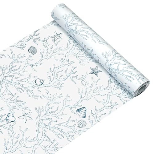 Papel tapiz autoadhesivo de coral marino para decorar un salón costero 3