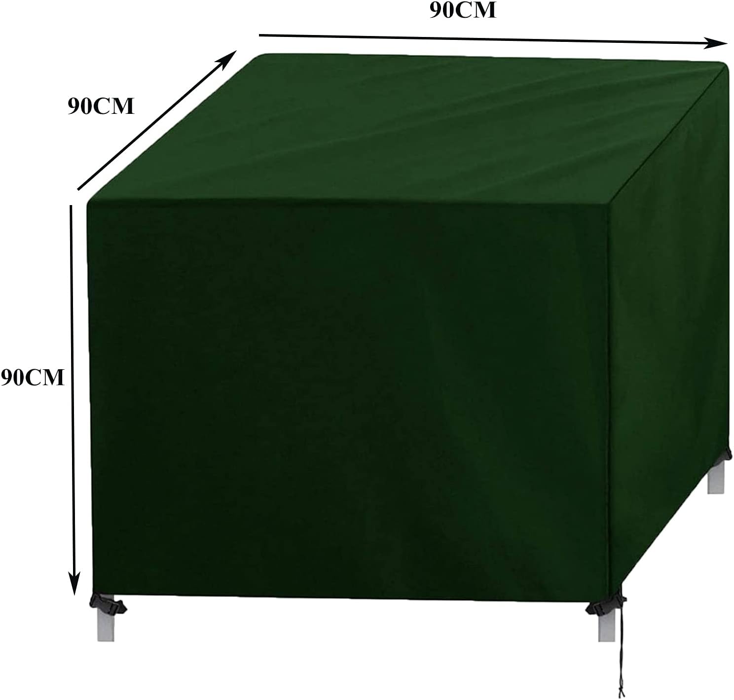 GZWY Garden Furniture Covers, Patio Furniture Cover, Garden Table Cover Square Heavy Duty Rattan Furniture Cover - Image 3