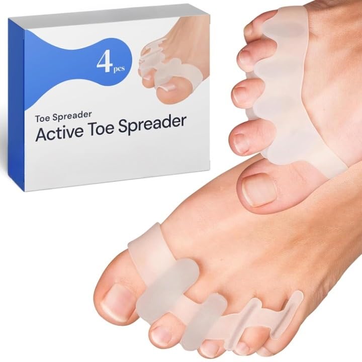Bunion Corrector Toe Separators for Fast Pain Relief - Orthopaedic Bunion Toe spacers Spreader to Correct Toes(2Pair)-image-49