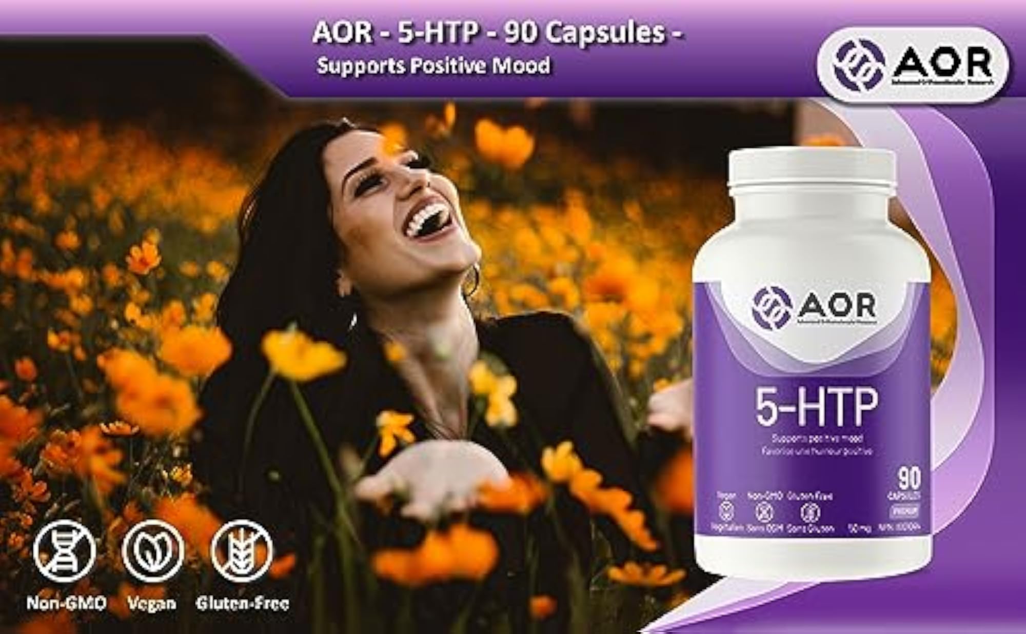 AOR - 5-HTP 90 Capsules