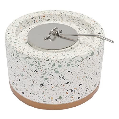 Fogueira de Mesa Em Mármore Exterior Interior de Aço Inoxidável Longo Tempo de Queima Portátil Fogue