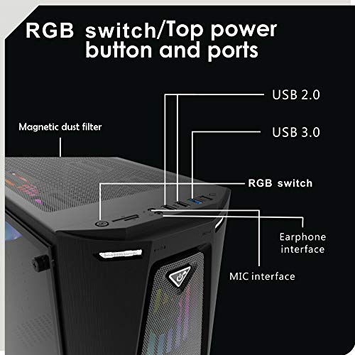 Build My PC, PC Builder, Apevia CRSADER-F-BK