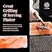 UMAID Himalayan Salt Block Cooking Plate 12x8x1.5 for Cooking, Grilling, Cutting and Serving, Food Grade Rock Salt Stone with Steel Tray & Recipe Pamphlet Unique Gifts for Men, Women, Chefs & Cooks