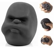 Squishy Fidget Sensory Stress Human face Toys for Adults Teens Kids,Decompression Anxiety Relief Toy,Funny Gift for Birthday,Christmas,Stocking Stuffer Gift