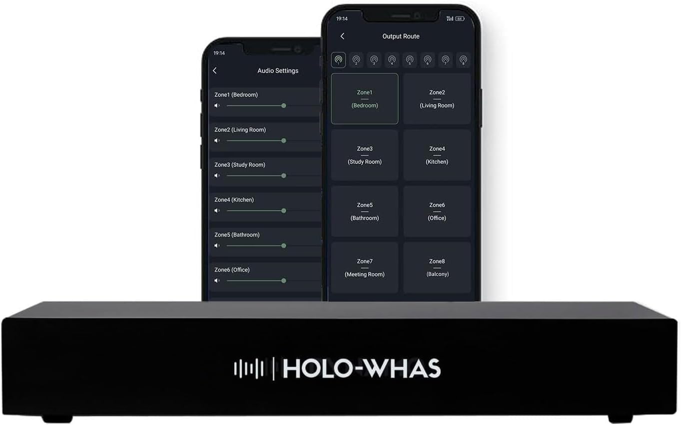 8 Zone Multi-Room Streaming Amplifier | Stream Wirelessly via with Airplay 2, Spotify Connect, DLNA, USB | App Controlled Audio System 8 Zone Multi-Room Streaming Amplifier | Stream Wirelessly via with Airplay 2, Spotify Connect, DLNA, USB | App Controlled Audio System