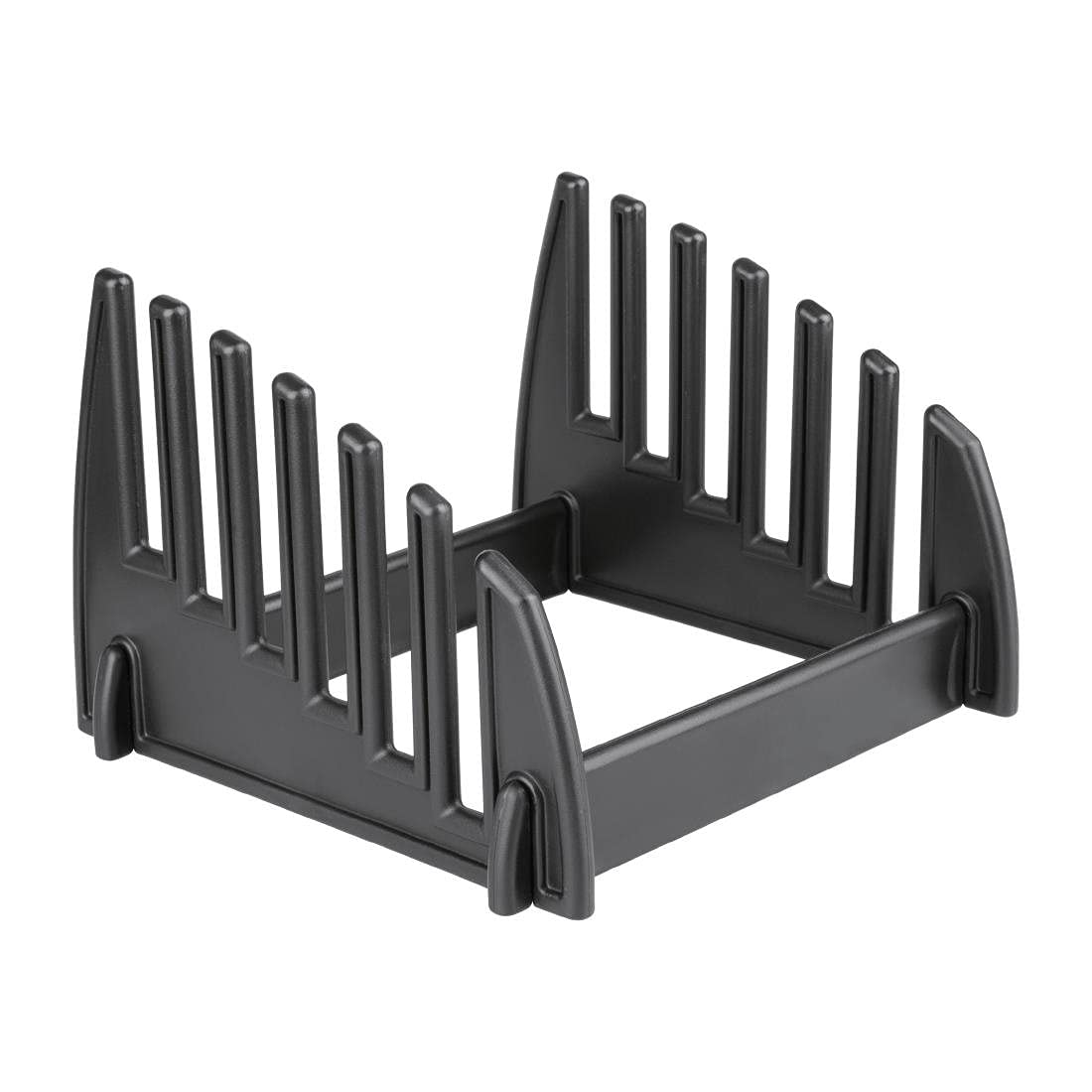 Chopping Board Rack 6 Slot Black,32x23x16cm Board Storage Rack 6 Slot NEW
