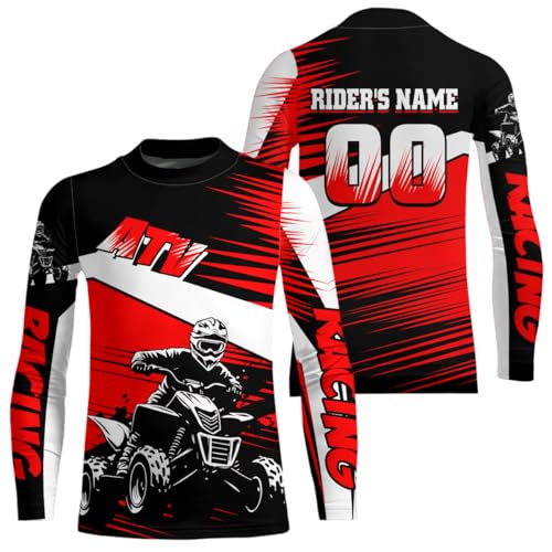 ChipteeAmz Personalized ATV Motocross Jersey Custom Quad Bike ATV Shirts for Men Women Kid Youth Off Roading Long Sleeve2