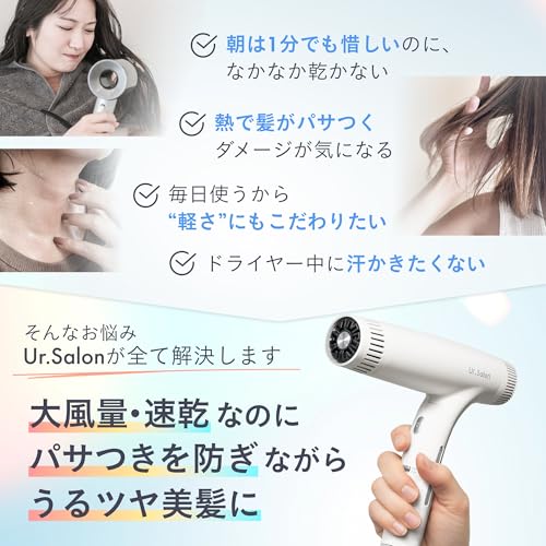 UR.SALON UR.SALON(ユアサロン) プレミアム ビューティ ドライヤー 01 の商品画像 5