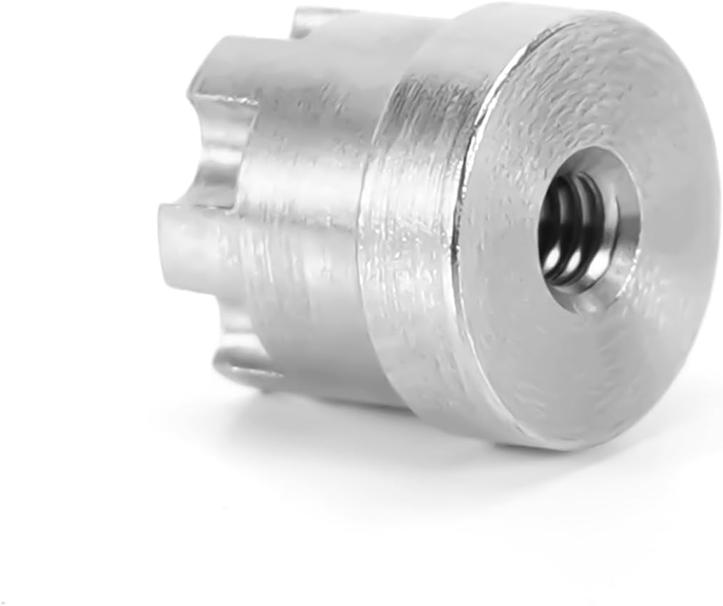 INJORA M2 Wheel Nuts 6mm Stainless Steel Nuts 4PCS for 1/24 RC Crawler Axial SCX24 AX24 Upgrade