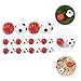 Anneome 20pc Sports Balls Set Soccer Basketball Ornaments for Home Decor DIY Toy Accessory