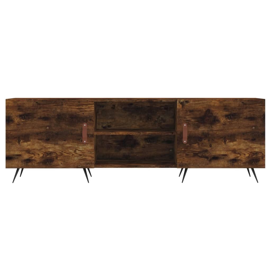 vidaXL Mobile Porta TV Rovere Fumo 150x30x50 cm in Legno Multistrato