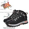 VTASQ Hiking Boots Mens Womens Waterproof Walking Shoes Trainers Outdoor Lightweight Camping Climbing Shoes Sneaker Black 7UK #1