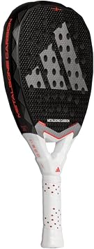 adidas Metalbone Carbon 3.4 Racket - Black, Diamond Shape, EVA Soft Performance Foam, Carbon 6K