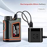 El apagado automático, combinado con un bajo consumo de energía, garantiza una duración óptima de la batería.