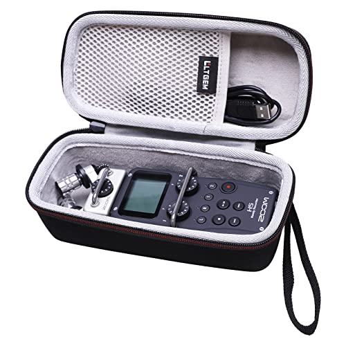 LTGEM EVA Hard Case for Zoom H5 4-Track/Tascam DR-05XP / DR-05X / DR-07X Portable Recorder - Travel...