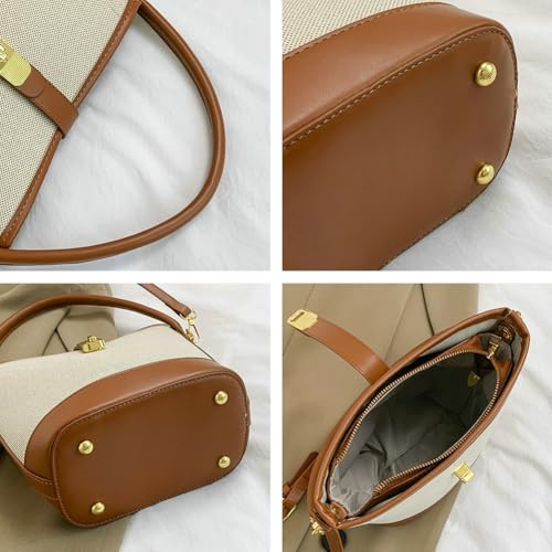 Summer Purses For Women Casual Crossbody Bags Small Bucket Bag Handbag Shoulder Bag Simple Purse Top Handle Travel Gift 20244