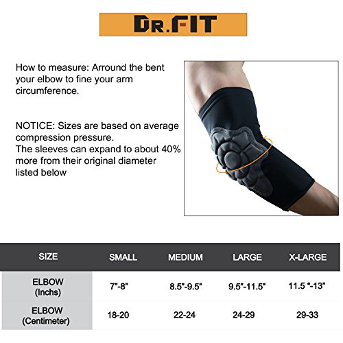 Elbow Brace Sleeve -Compression Pads For Protection, Tendonitis, Muscles, Joints #TOP4