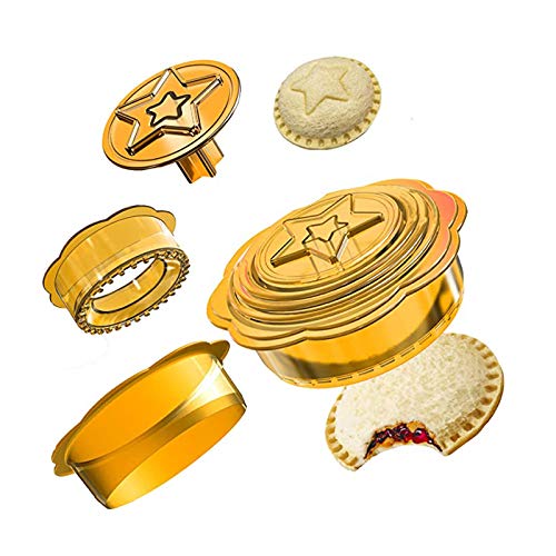 Sandwich Cutter und Sealer für Kinder, Star Shape Decruster Sandwich Maker, Schneiden und Versiegeln, Ideal für Jungen und Mädchen Lunchbox und