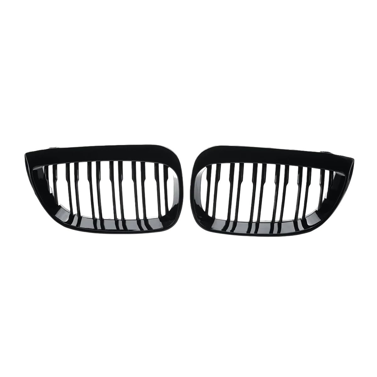 Grille calandre double barrette noir brillant améliore le look BMW E81 E87