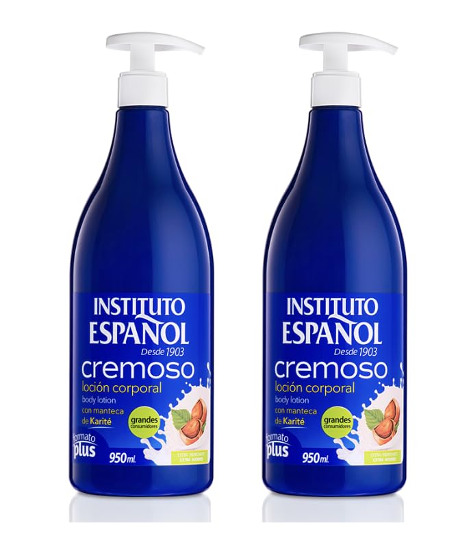 Spanish Cremoso Locion Set of 2- Cremoso Locion Corporal Creamy Moisturizing Lotion 950 ml, 950 ml (Pack of 1)