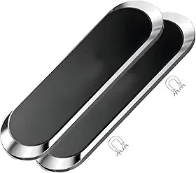 Suporte Magnético para Celular Veicular – Base Adesiva 3M, Ultra Firme, Compatível com Todos os Celulares/GPS/Universal/Porta objetos Metálicos - Compacto E Resistente.