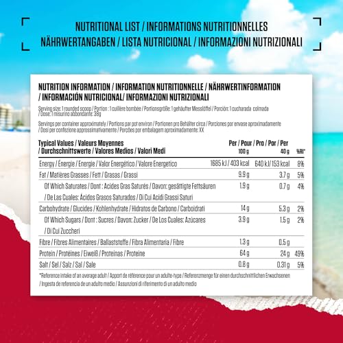 Foto von BSN Nutrition Protein Powder Syntha 6 Edge Low-Carb & Low-Sugar Whey Protein Shake mit Whey Protein Isolat und BCAAs, Muscle Gain Supplement mit Cookies & Cream-Geschmack, 48 Portionen, 1,87 kg