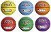 School Smart Gradeballs Rubber Basketballs - Junior Size - Set of 6 - Assorted Colors