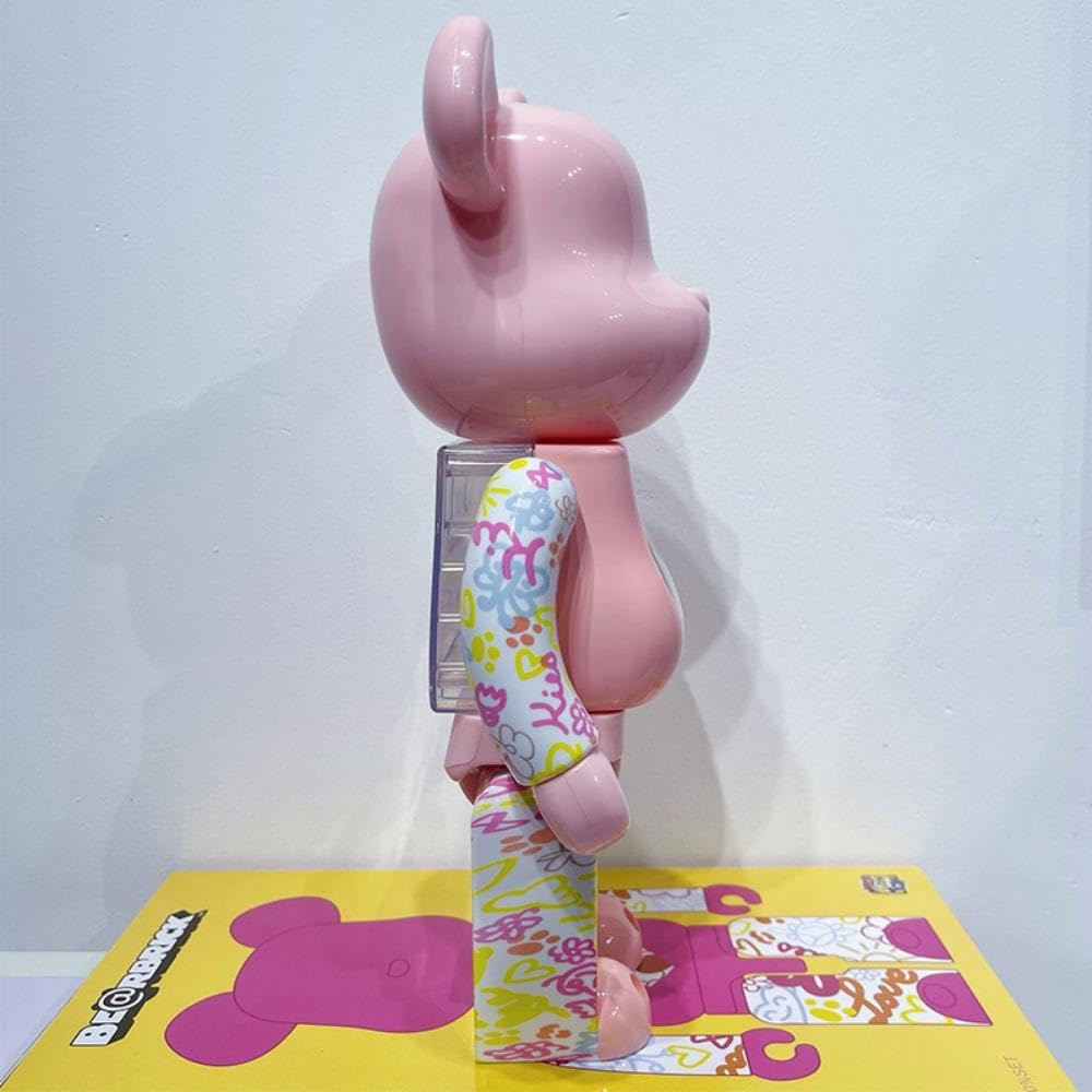 Poupée Bearbrick Galvanisée 400% - Modèle Ours Violent - Jouet