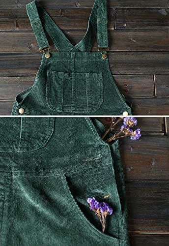 Corduroy Bib Overalls Jumpsuits Pants 