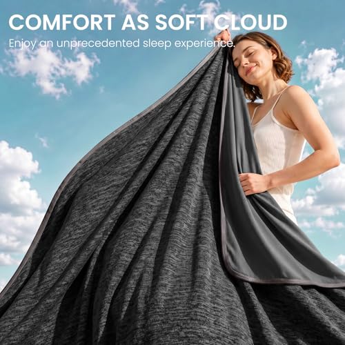 Image of Topcee Cooling Blanket Twin 60 inchx90 inch for Hot Sleepers Summer Blanket